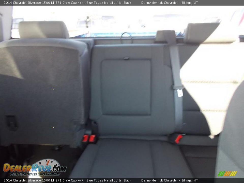 2014 Chevrolet Silverado 1500 LT Z71 Crew Cab 4x4 Blue Topaz Metallic / Jet Black Photo #13