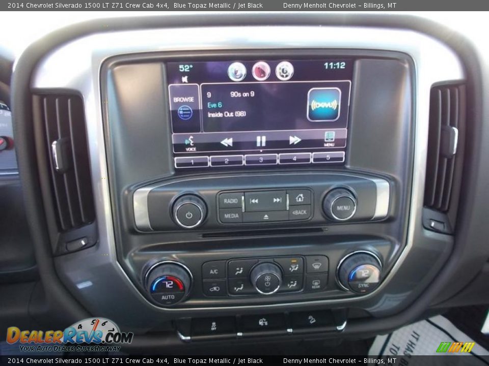 2014 Chevrolet Silverado 1500 LT Z71 Crew Cab 4x4 Blue Topaz Metallic / Jet Black Photo #14