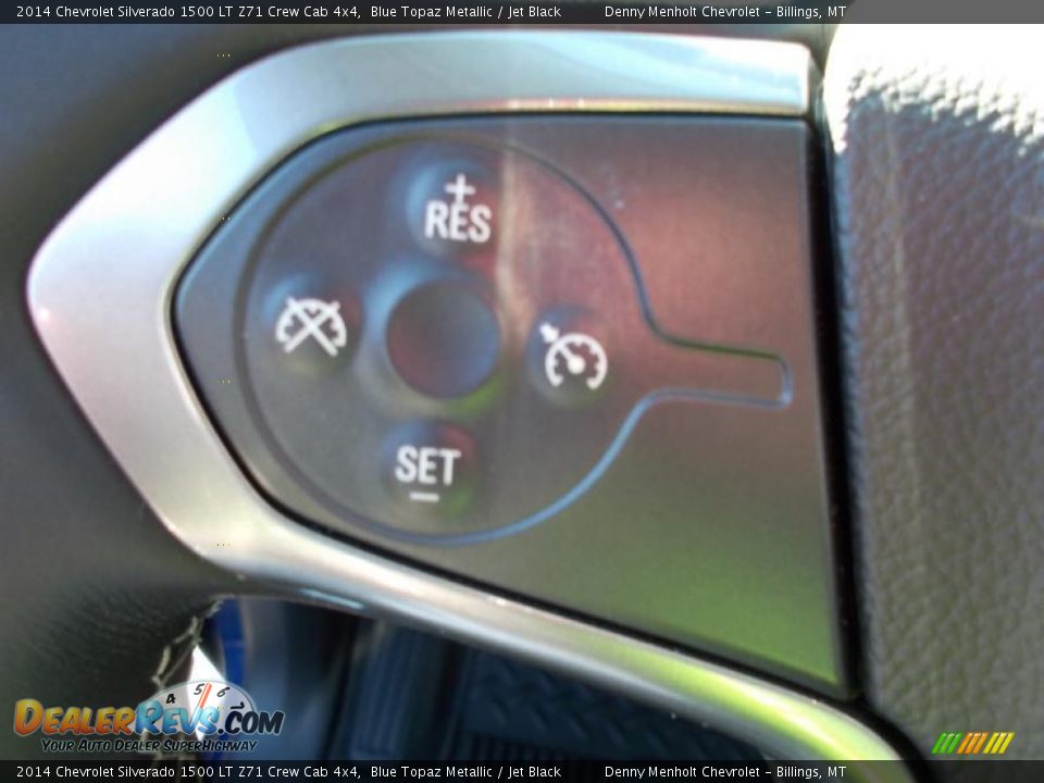 2014 Chevrolet Silverado 1500 LT Z71 Crew Cab 4x4 Blue Topaz Metallic / Jet Black Photo #16