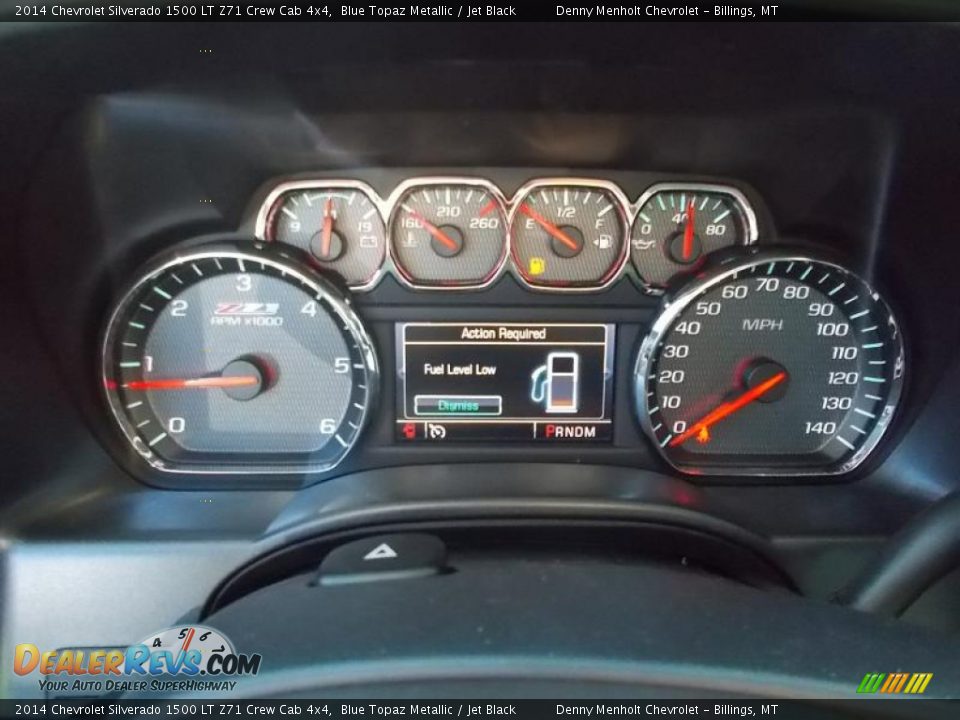2014 Chevrolet Silverado 1500 LT Z71 Crew Cab 4x4 Blue Topaz Metallic / Jet Black Photo #18