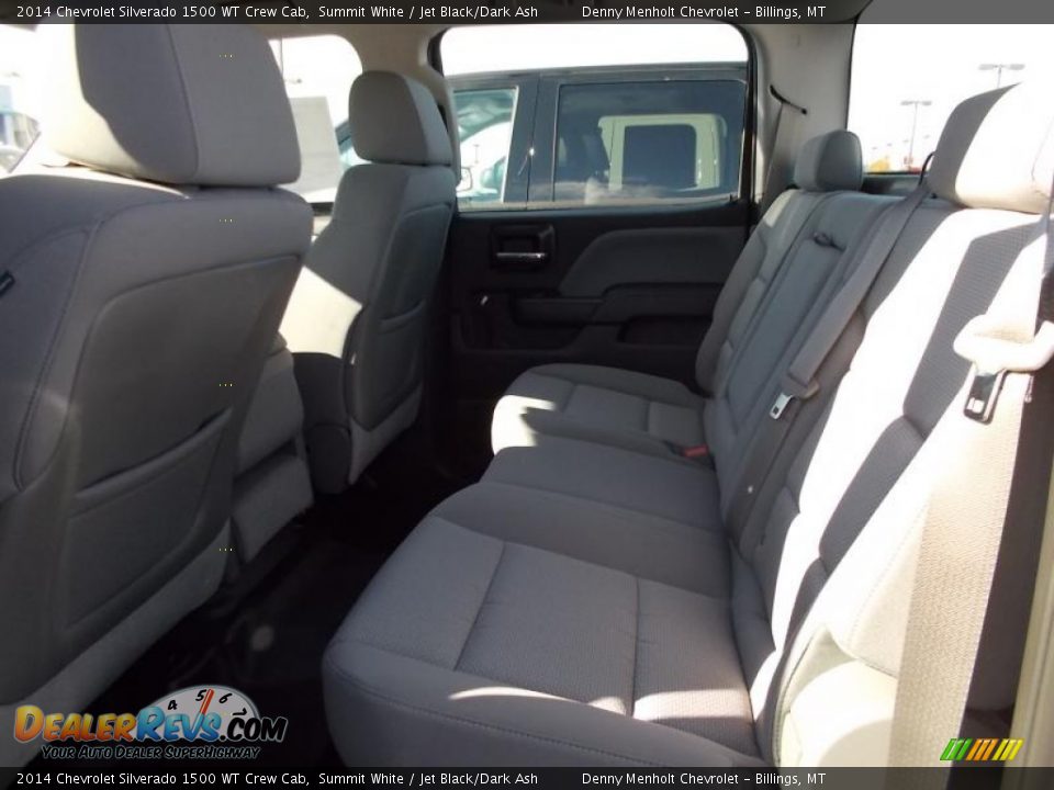 2014 Chevrolet Silverado 1500 WT Crew Cab Summit White / Jet Black/Dark Ash Photo #6