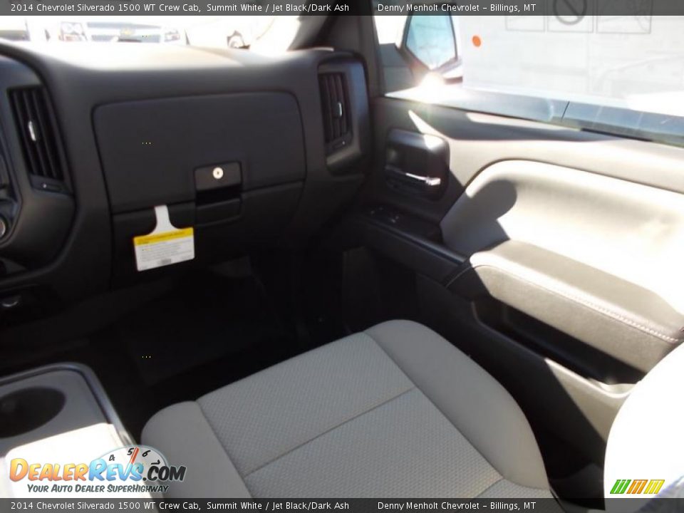 2014 Chevrolet Silverado 1500 WT Crew Cab Summit White / Jet Black/Dark Ash Photo #9