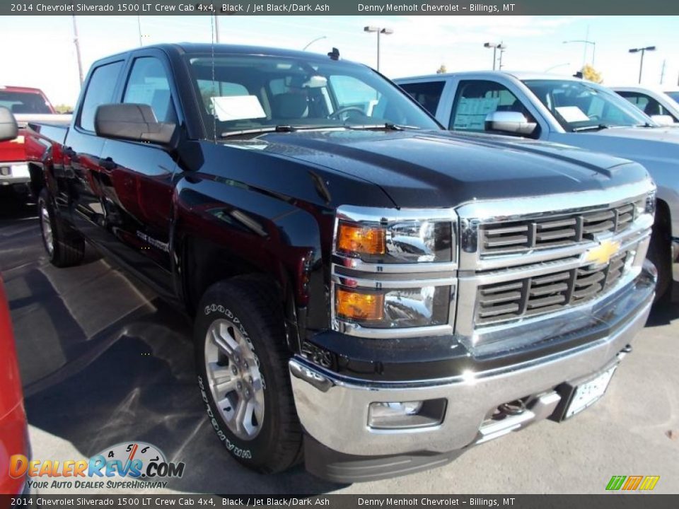 2014 Chevrolet Silverado 1500 LT Crew Cab 4x4 Black / Jet Black/Dark Ash Photo #1