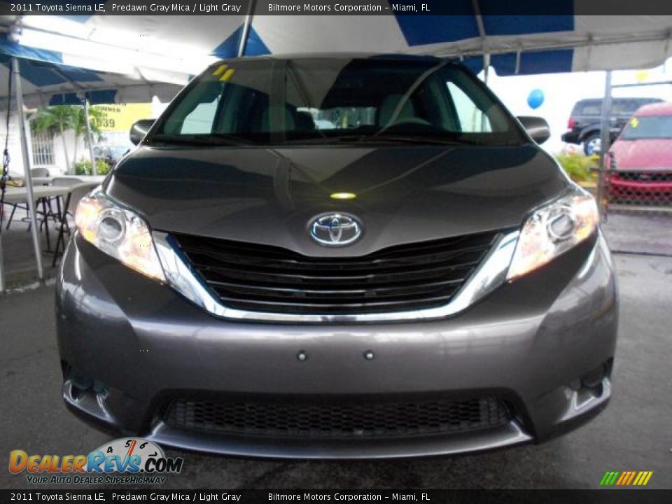 2011 Toyota Sienna LE Predawn Gray Mica / Light Gray Photo #2