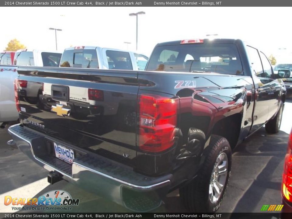 2014 Chevrolet Silverado 1500 LT Crew Cab 4x4 Black / Jet Black/Dark Ash Photo #2