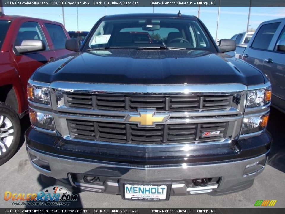 2014 Chevrolet Silverado 1500 LT Crew Cab 4x4 Black / Jet Black/Dark Ash Photo #6