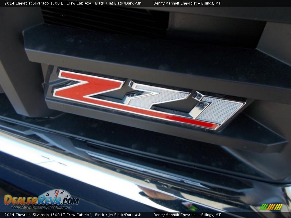 2014 Chevrolet Silverado 1500 LT Crew Cab 4x4 Black / Jet Black/Dark Ash Photo #7