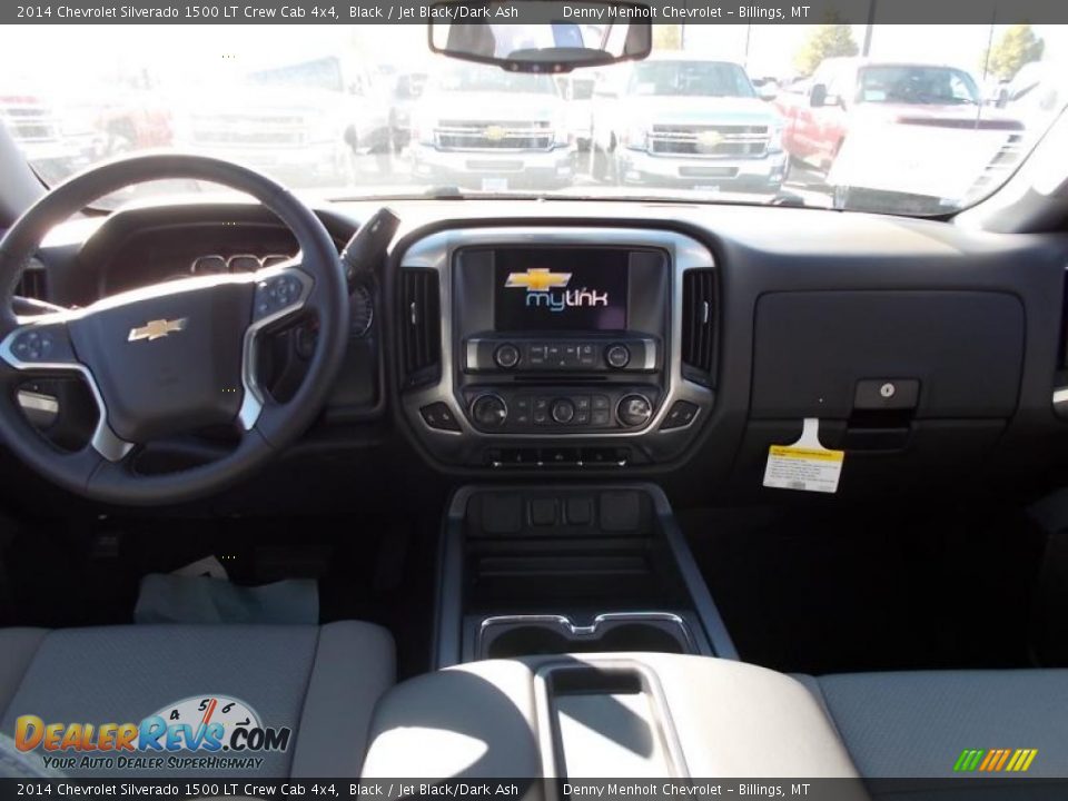 2014 Chevrolet Silverado 1500 LT Crew Cab 4x4 Black / Jet Black/Dark Ash Photo #9