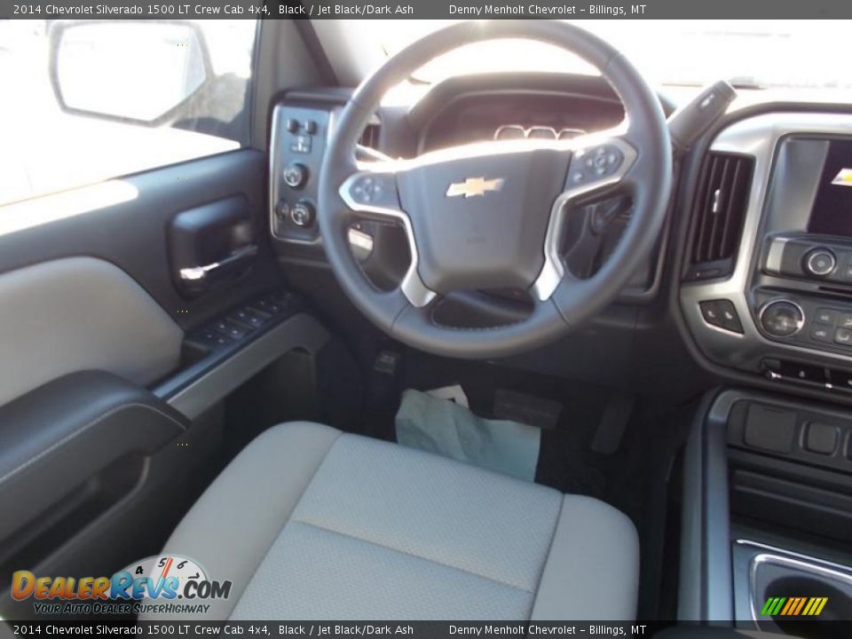 2014 Chevrolet Silverado 1500 LT Crew Cab 4x4 Black / Jet Black/Dark Ash Photo #10