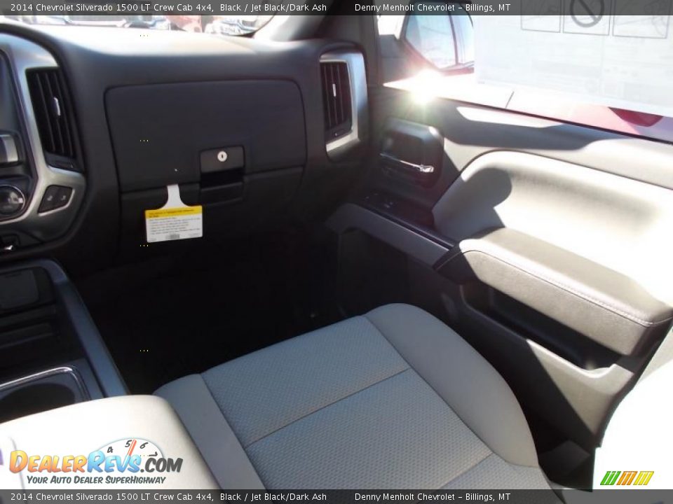 2014 Chevrolet Silverado 1500 LT Crew Cab 4x4 Black / Jet Black/Dark Ash Photo #11