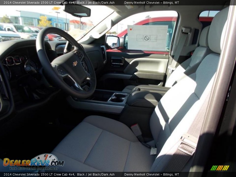 2014 Chevrolet Silverado 1500 LT Crew Cab 4x4 Black / Jet Black/Dark Ash Photo #12