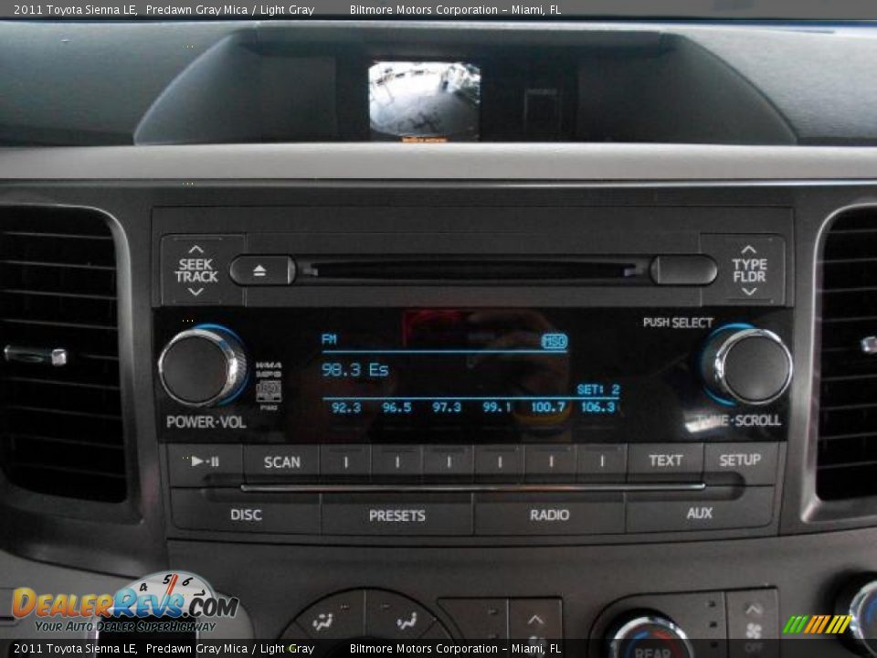 2011 Toyota Sienna LE Predawn Gray Mica / Light Gray Photo #18