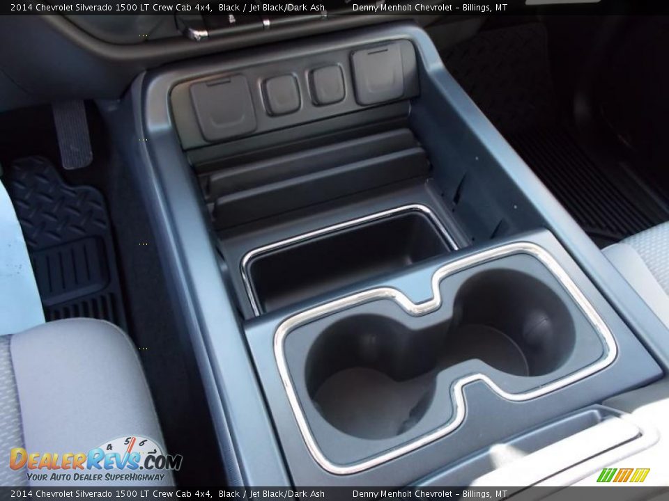 2014 Chevrolet Silverado 1500 LT Crew Cab 4x4 Black / Jet Black/Dark Ash Photo #16