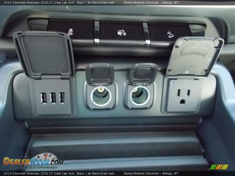 2014 Chevrolet Silverado 1500 LT Crew Cab 4x4 Black / Jet Black/Dark Ash Photo #17
