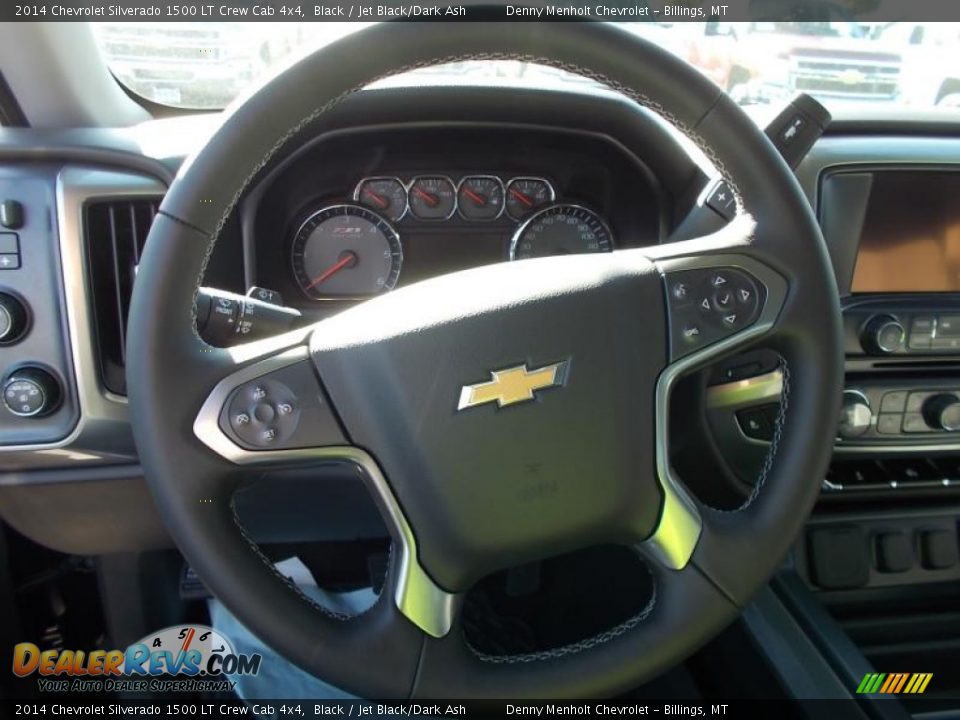 2014 Chevrolet Silverado 1500 LT Crew Cab 4x4 Black / Jet Black/Dark Ash Photo #18