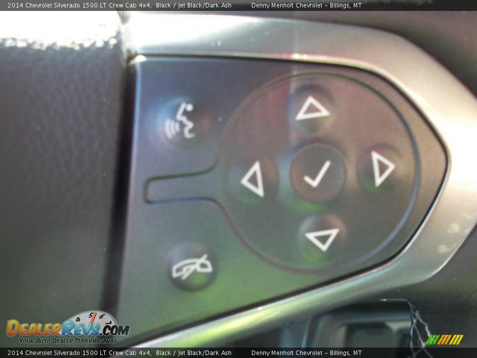 2014 Chevrolet Silverado 1500 LT Crew Cab 4x4 Black / Jet Black/Dark Ash Photo #20