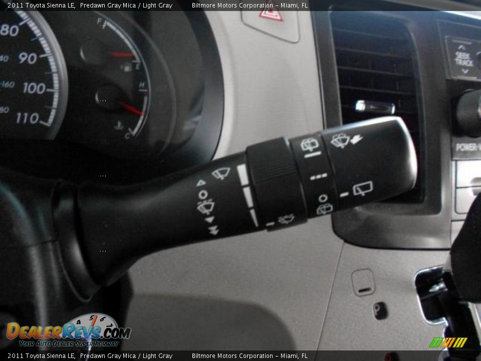 2011 Toyota Sienna LE Predawn Gray Mica / Light Gray Photo #23