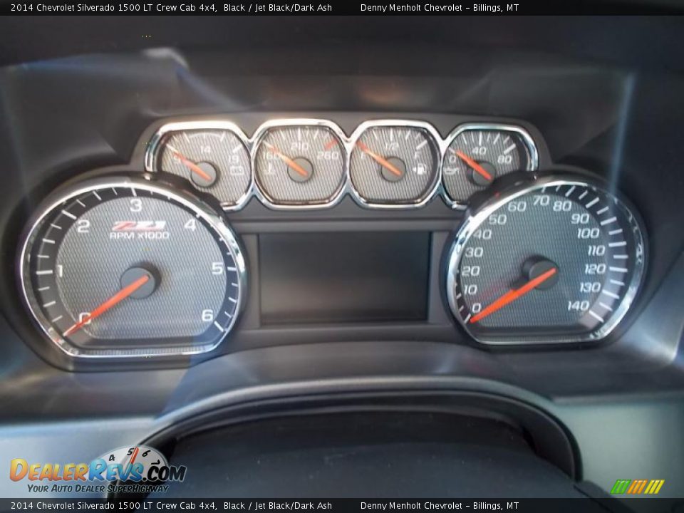 2014 Chevrolet Silverado 1500 LT Crew Cab 4x4 Black / Jet Black/Dark Ash Photo #21