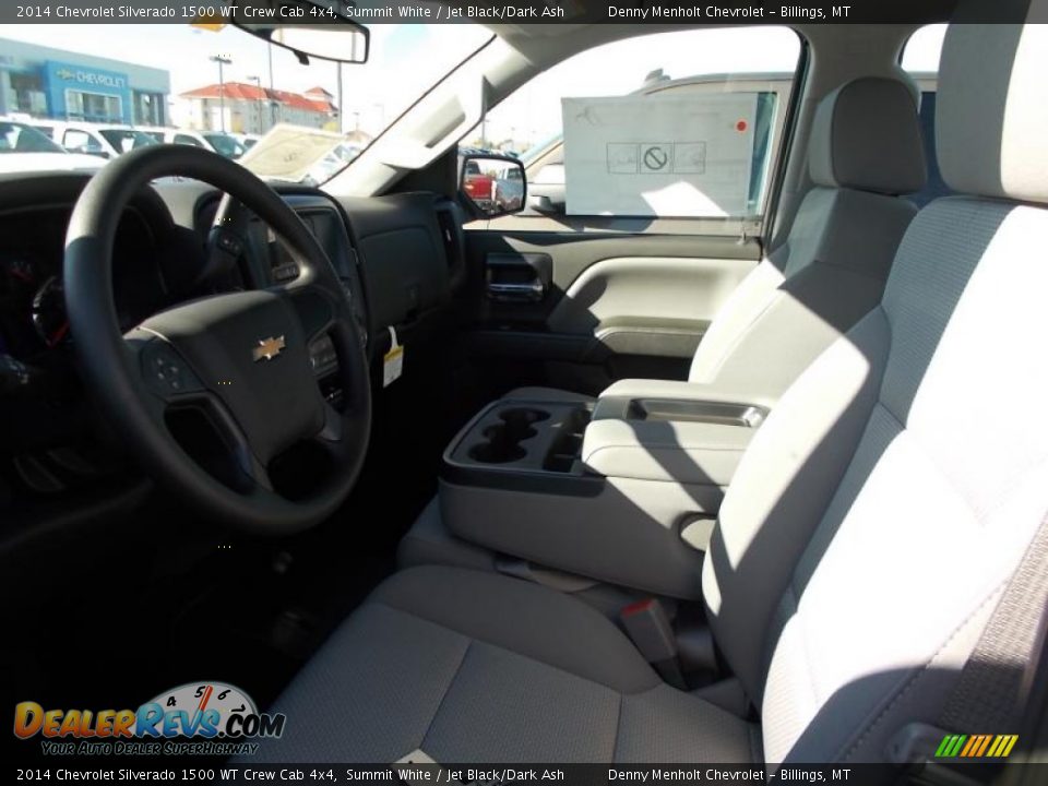 2014 Chevrolet Silverado 1500 WT Crew Cab 4x4 Summit White / Jet Black/Dark Ash Photo #10