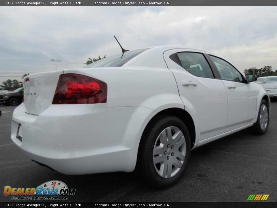 2014 Dodge Avenger SE Bright White / Black Photo #3