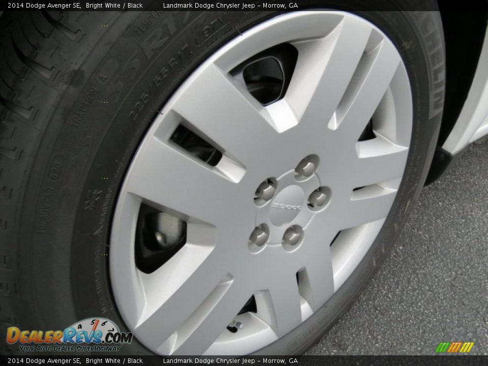 2014 Dodge Avenger SE Bright White / Black Photo #5