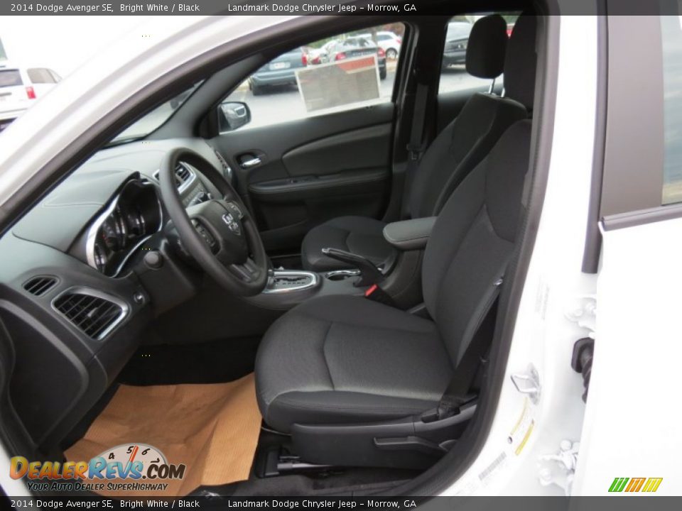 2014 Dodge Avenger SE Bright White / Black Photo #6