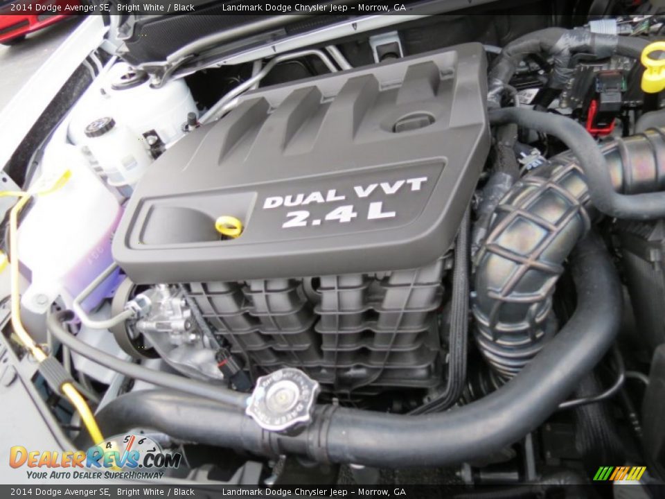 2014 Dodge Avenger SE Bright White / Black Photo #9