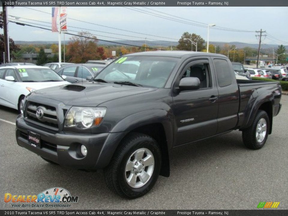 2010 Toyota Tacoma V6 SR5 TRD Sport Access Cab 4x4 Magnetic Gray Metallic / Graphite Photo #3
