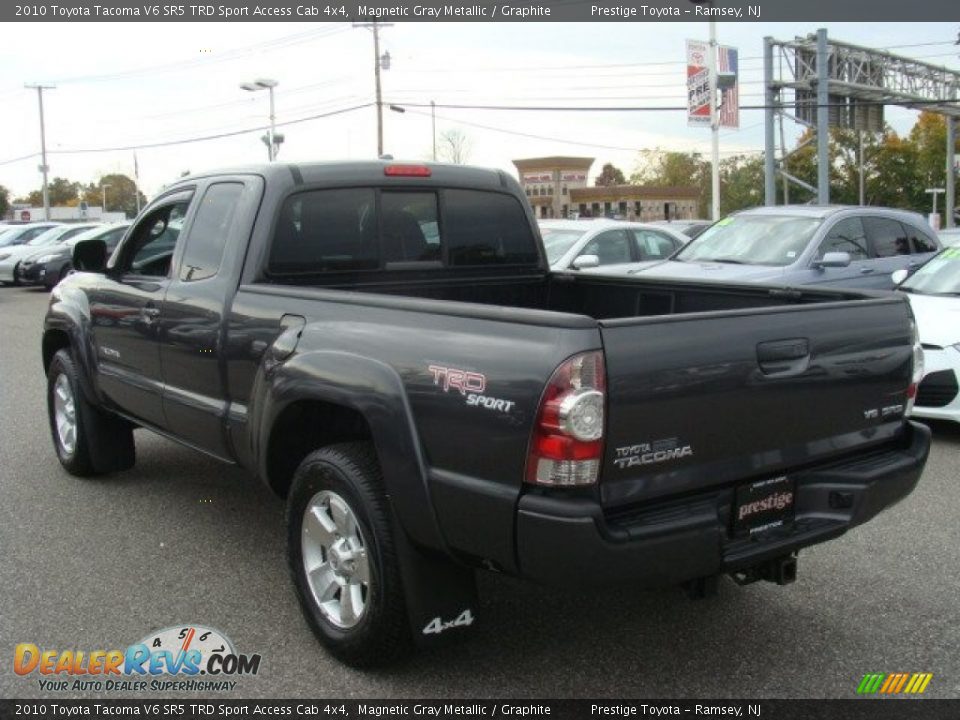 2010 Toyota Tacoma V6 SR5 TRD Sport Access Cab 4x4 Magnetic Gray Metallic / Graphite Photo #4