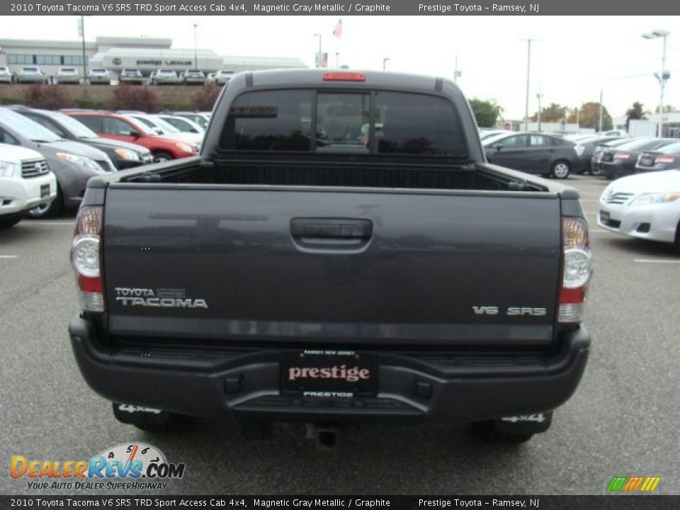 2010 Toyota Tacoma V6 SR5 TRD Sport Access Cab 4x4 Magnetic Gray Metallic / Graphite Photo #5