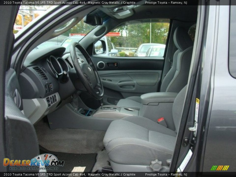 2010 Toyota Tacoma V6 SR5 TRD Sport Access Cab 4x4 Magnetic Gray Metallic / Graphite Photo #7