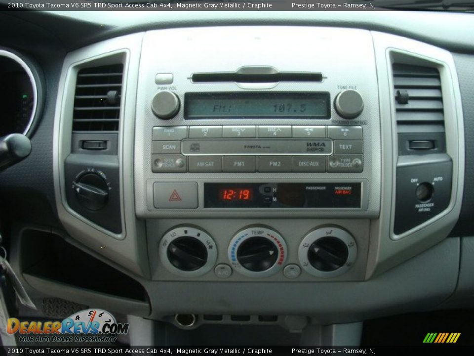 2010 Toyota Tacoma V6 SR5 TRD Sport Access Cab 4x4 Magnetic Gray Metallic / Graphite Photo #11