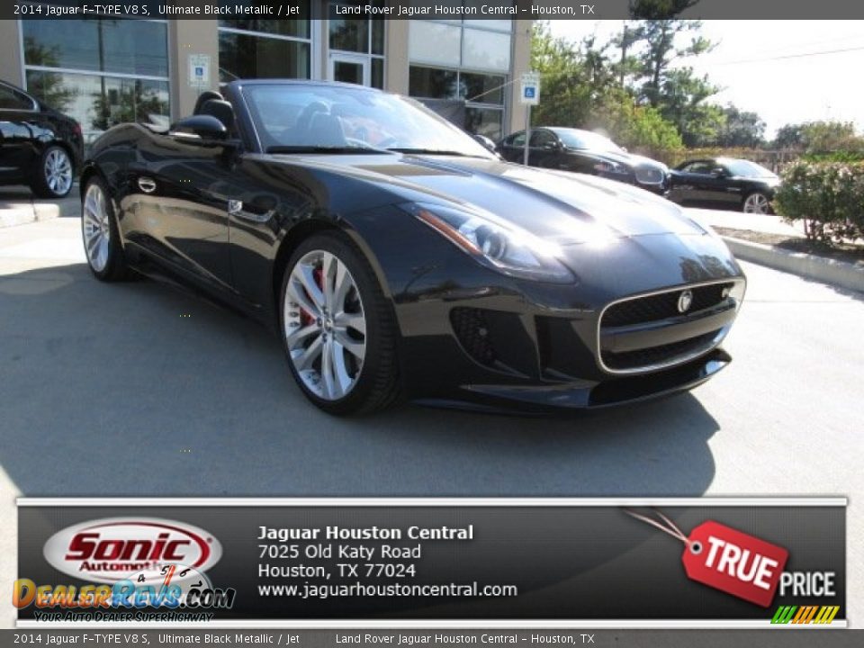 2014 Jaguar F-TYPE V8 S Ultimate Black Metallic / Jet Photo #1