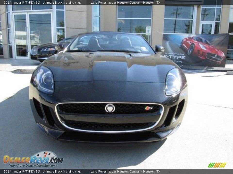 2014 Jaguar F-TYPE V8 S Ultimate Black Metallic / Jet Photo #6