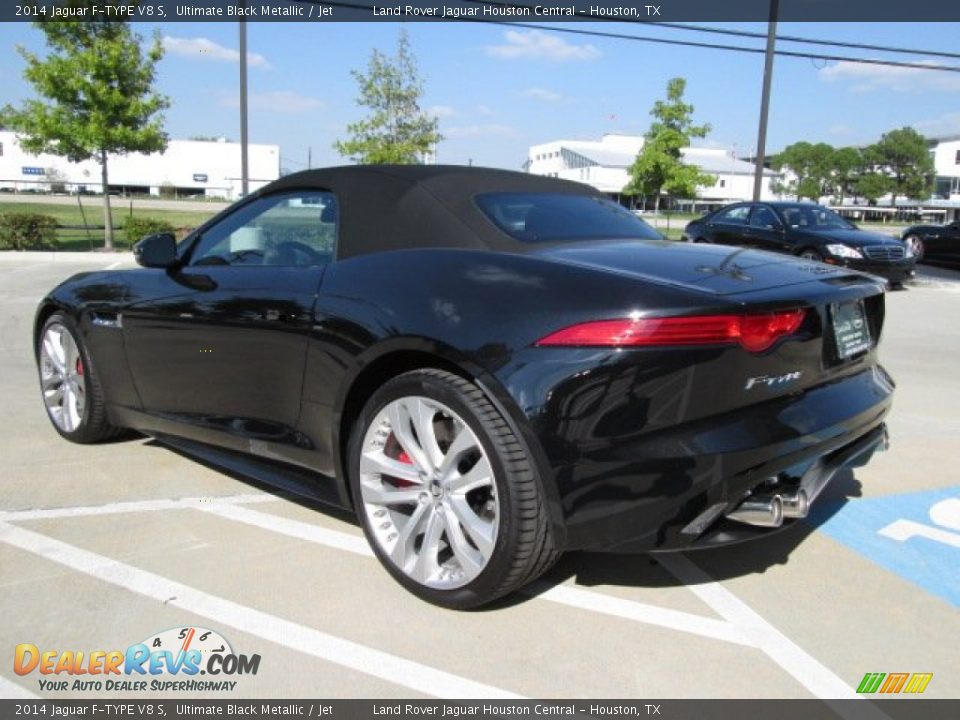 2014 Jaguar F-TYPE V8 S Ultimate Black Metallic / Jet Photo #8
