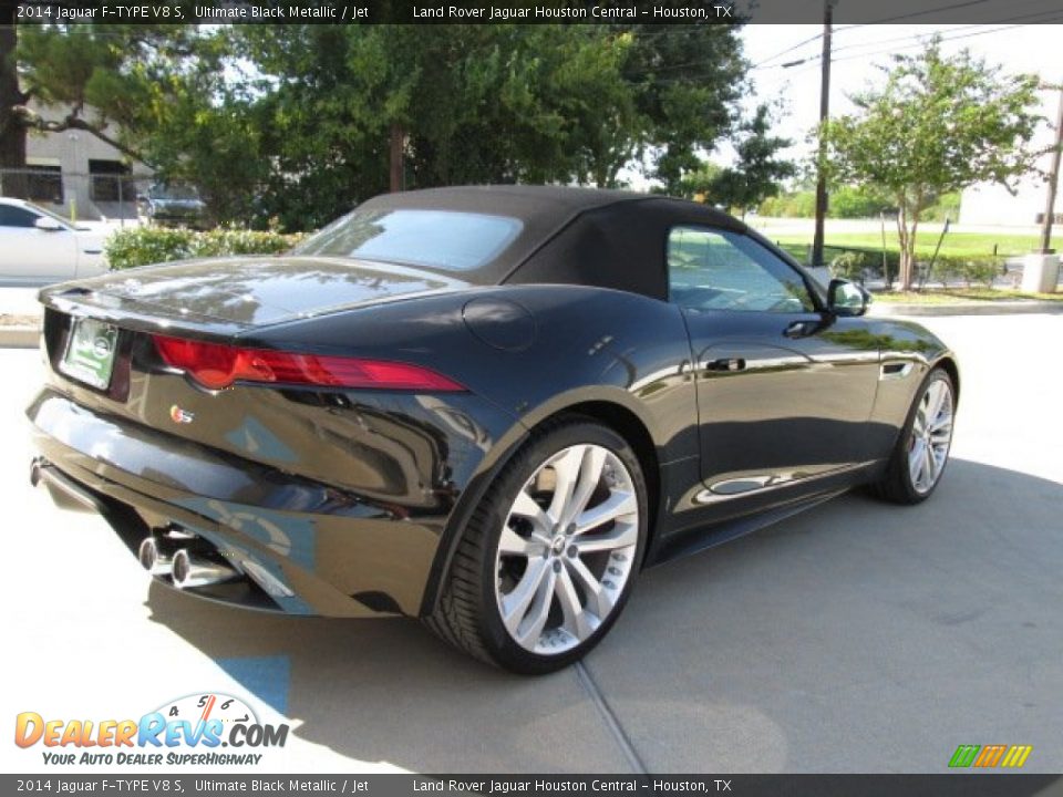 2014 Jaguar F-TYPE V8 S Ultimate Black Metallic / Jet Photo #10