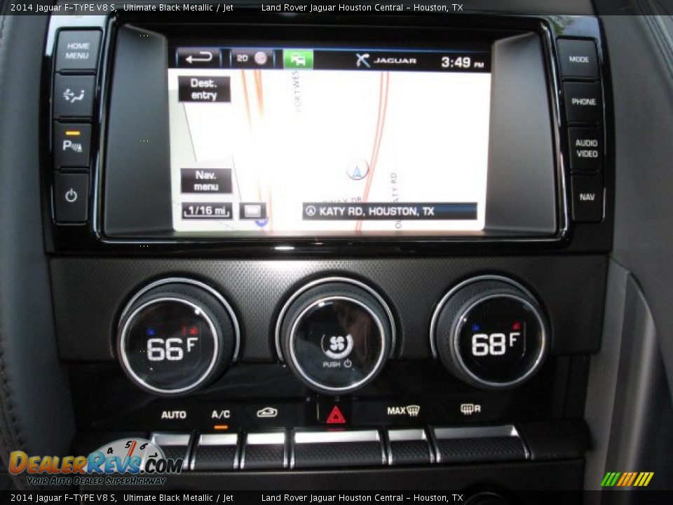 Controls of 2014 Jaguar F-TYPE V8 S Photo #12