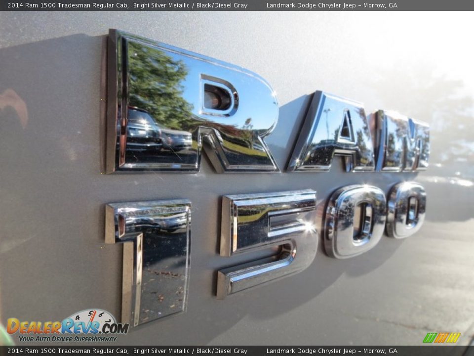 2014 Ram 1500 Tradesman Regular Cab Bright Silver Metallic / Black/Diesel Gray Photo #6