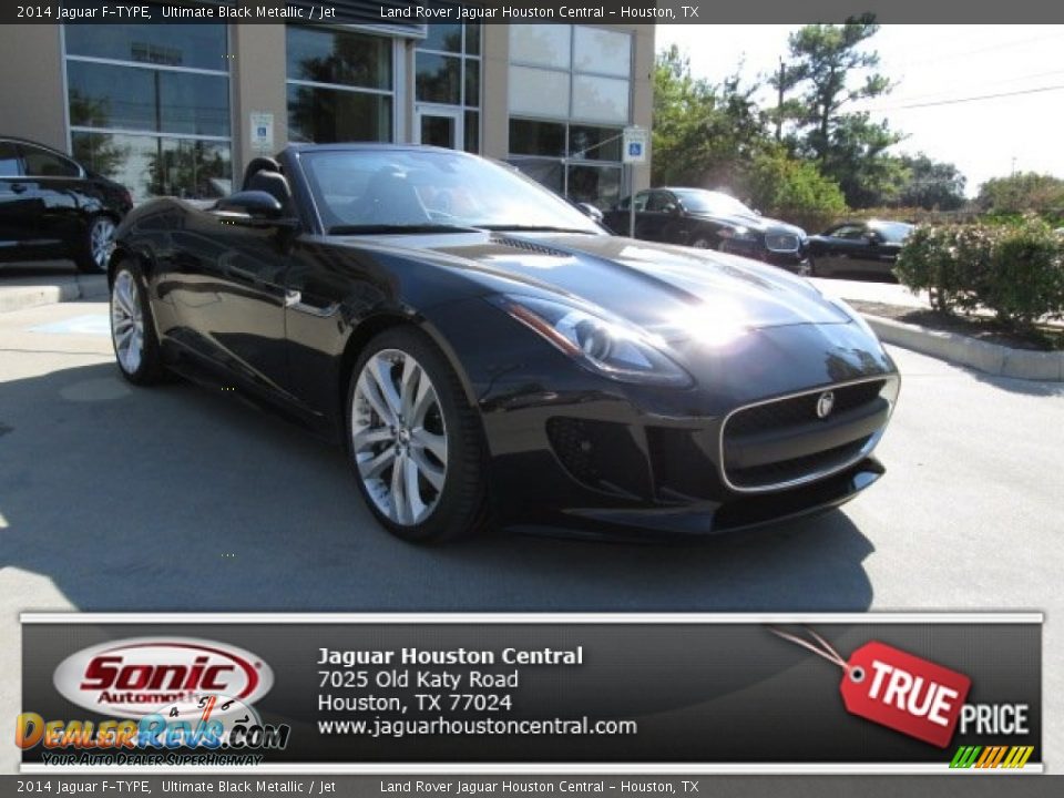 2014 Jaguar F-TYPE Ultimate Black Metallic / Jet Photo #1