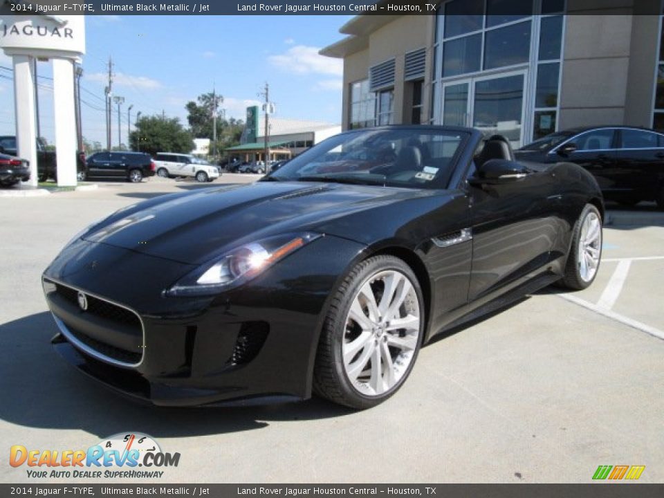 2014 Jaguar F-TYPE Ultimate Black Metallic / Jet Photo #5