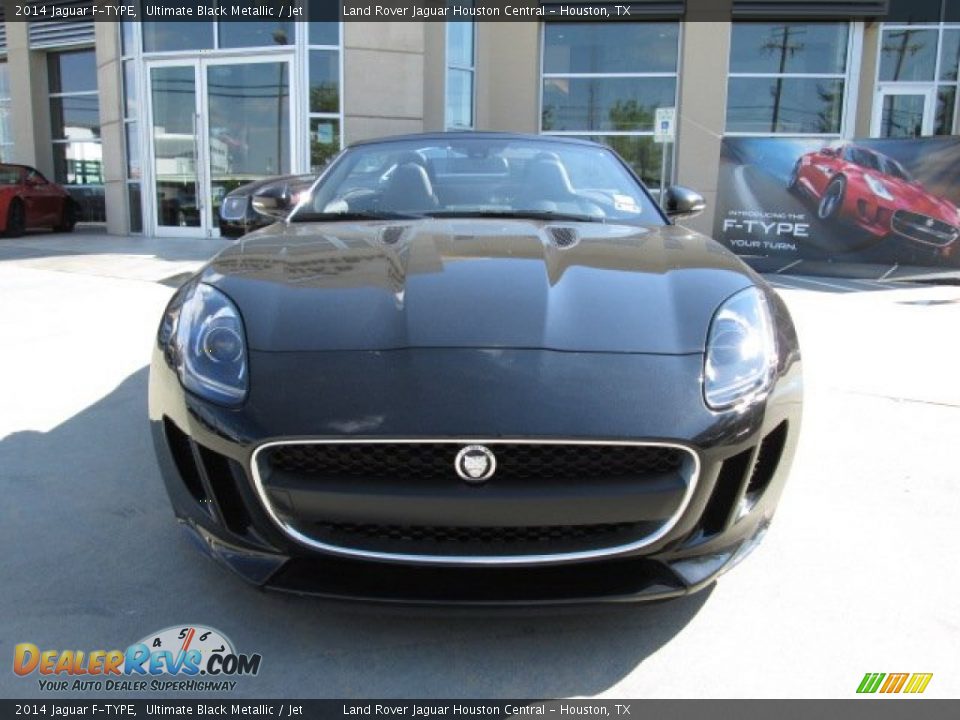 2014 Jaguar F-TYPE Ultimate Black Metallic / Jet Photo #6