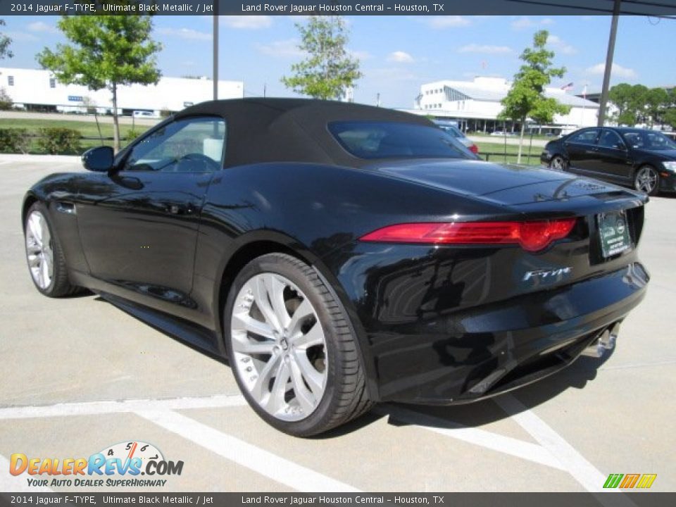 2014 Jaguar F-TYPE Ultimate Black Metallic / Jet Photo #8
