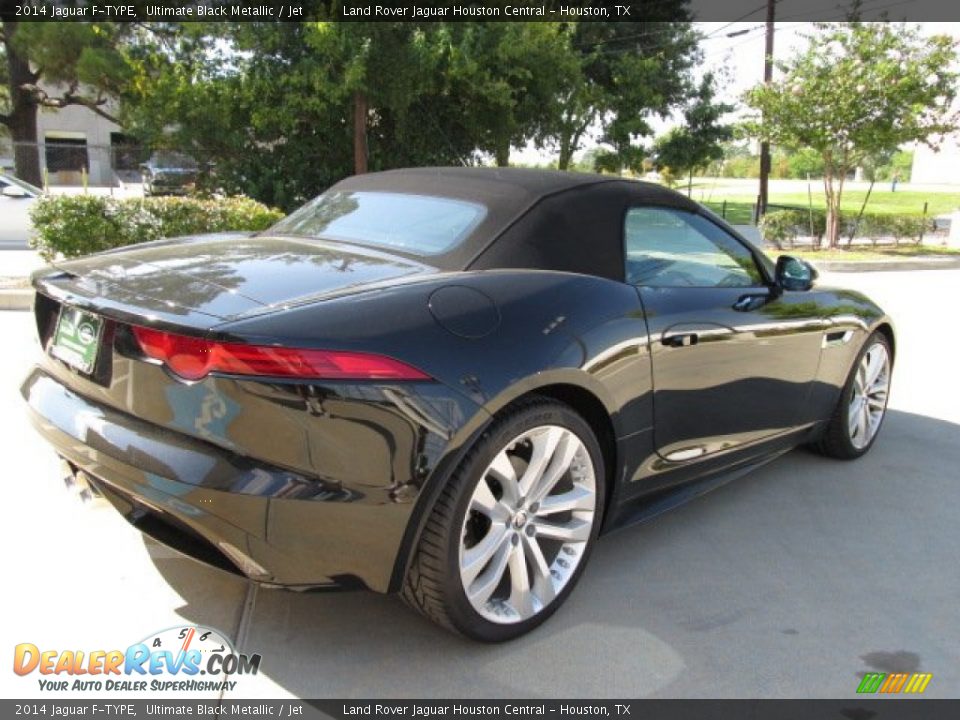 2014 Jaguar F-TYPE Ultimate Black Metallic / Jet Photo #10