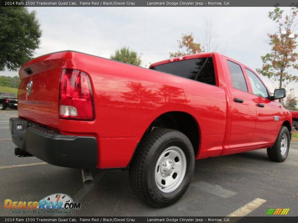 Flame Red 2014 Ram 1500 Tradesman Quad Cab Photo #3