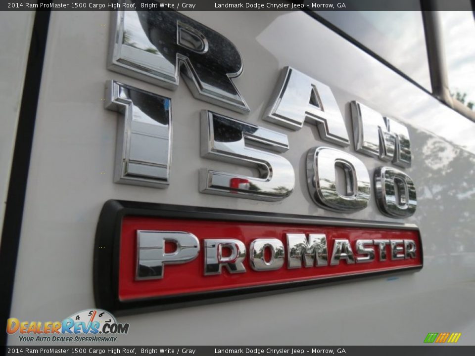 2014 Ram ProMaster 1500 Cargo High Roof Bright White / Gray Photo #6