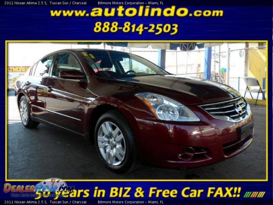 2011 Nissan Altima 2.5 S Tuscan Sun / Charcoal Photo #1