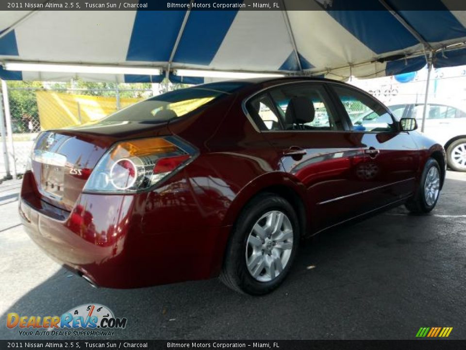 2011 Nissan Altima 2.5 S Tuscan Sun / Charcoal Photo #4