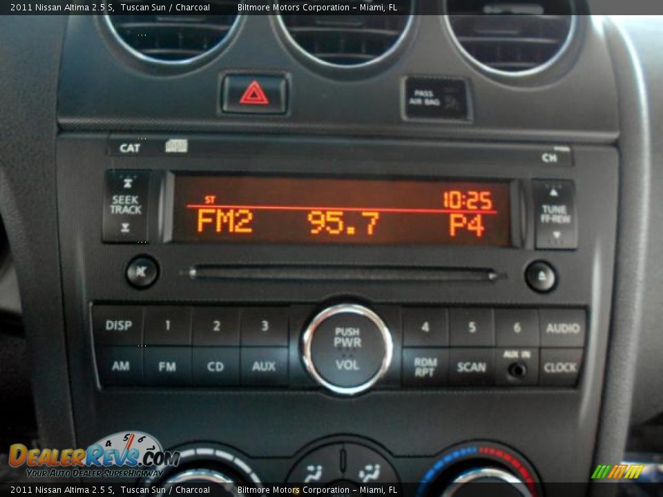 2011 Nissan Altima 2.5 S Tuscan Sun / Charcoal Photo #14