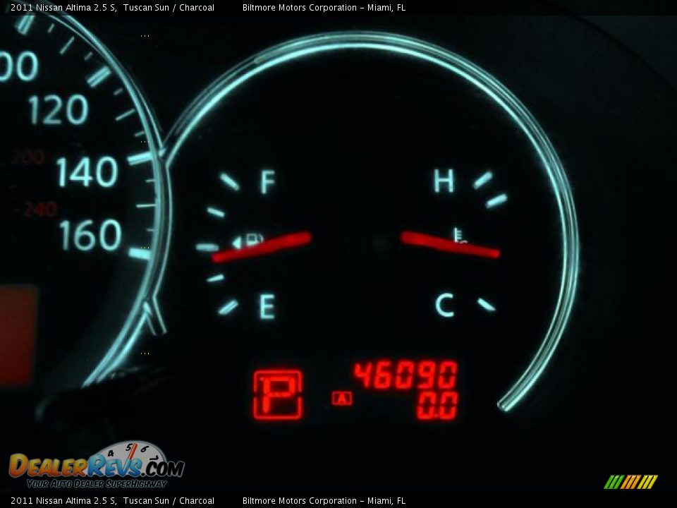 2011 Nissan Altima 2.5 S Tuscan Sun / Charcoal Photo #17
