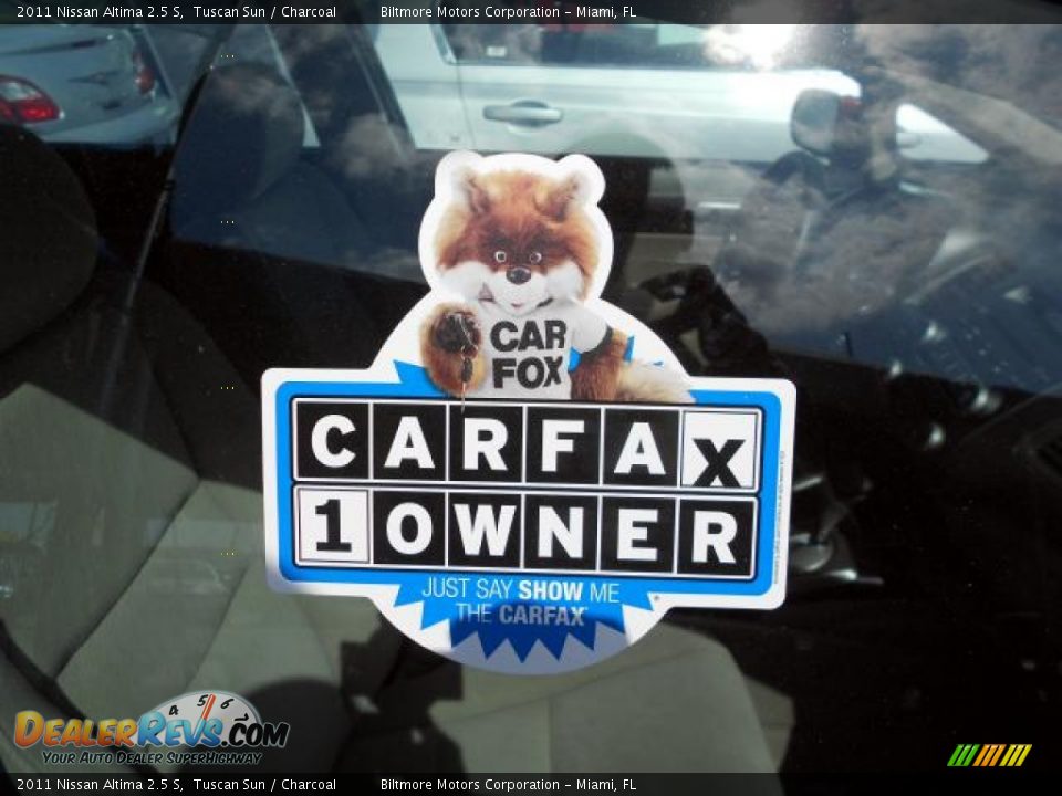 2011 Nissan Altima 2.5 S Tuscan Sun / Charcoal Photo #24